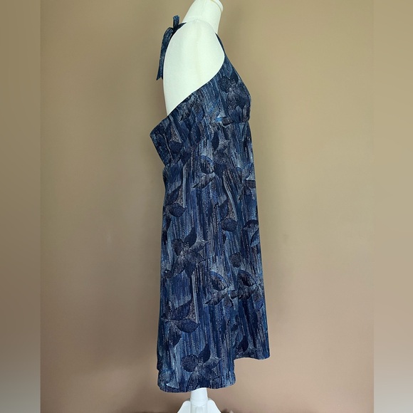 {Columbia} PFG Halter Activewear Dress in Blue - Womens Large - Picture 4 of 11